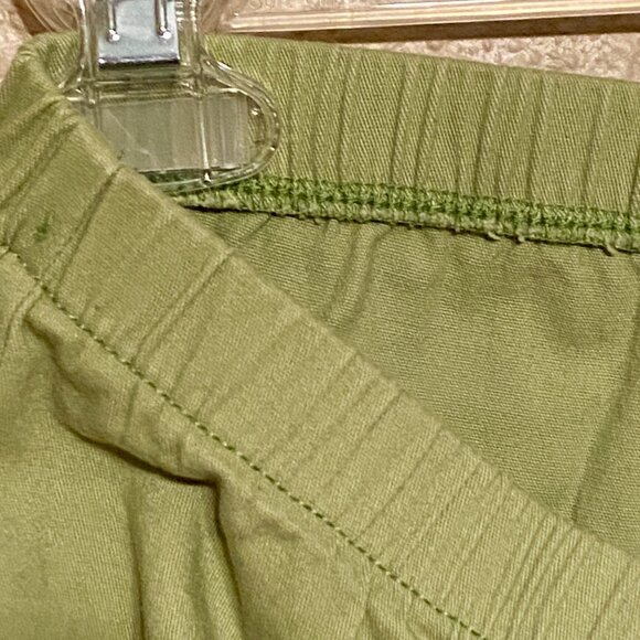 METROSTYLE STRETCH Lime Green Denim Pull-on Jeans Elastic Waist Straight leg (M) - Picture 5 of 5